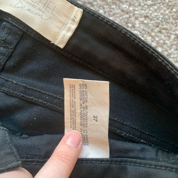 RACHEL Rachel Roy Denim Skinny Black Jeans - Picture 4 of 4